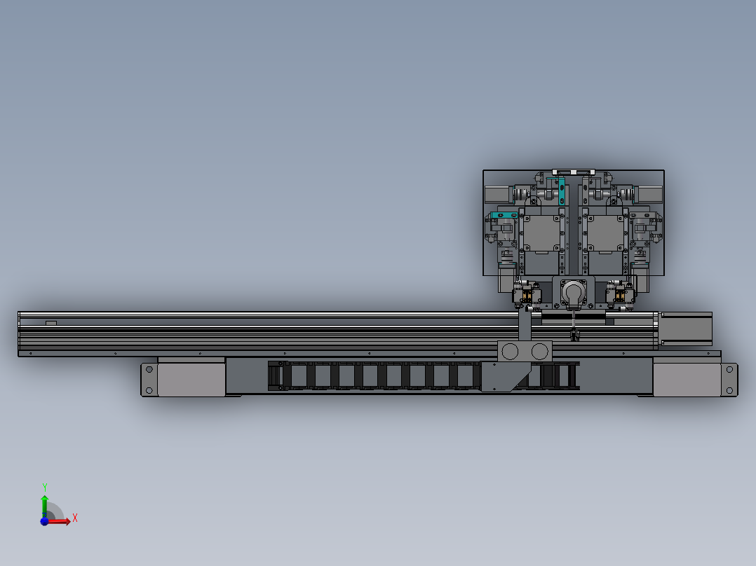 自动贴合头前视图
