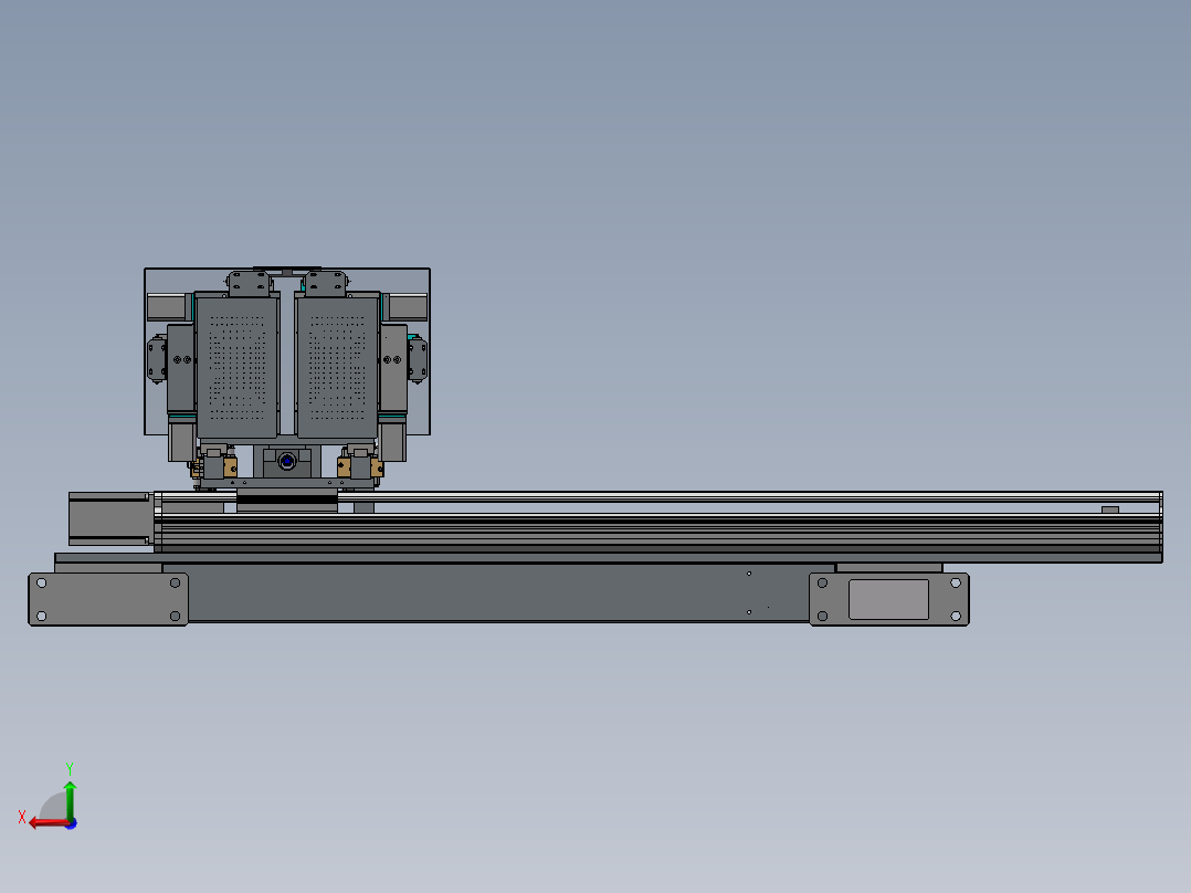自动贴合头后视图