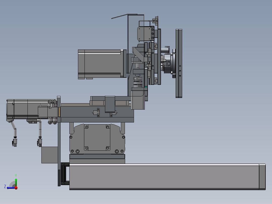 自动贴合头右视图