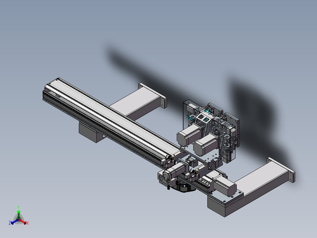 自动贴合头正等轴测图