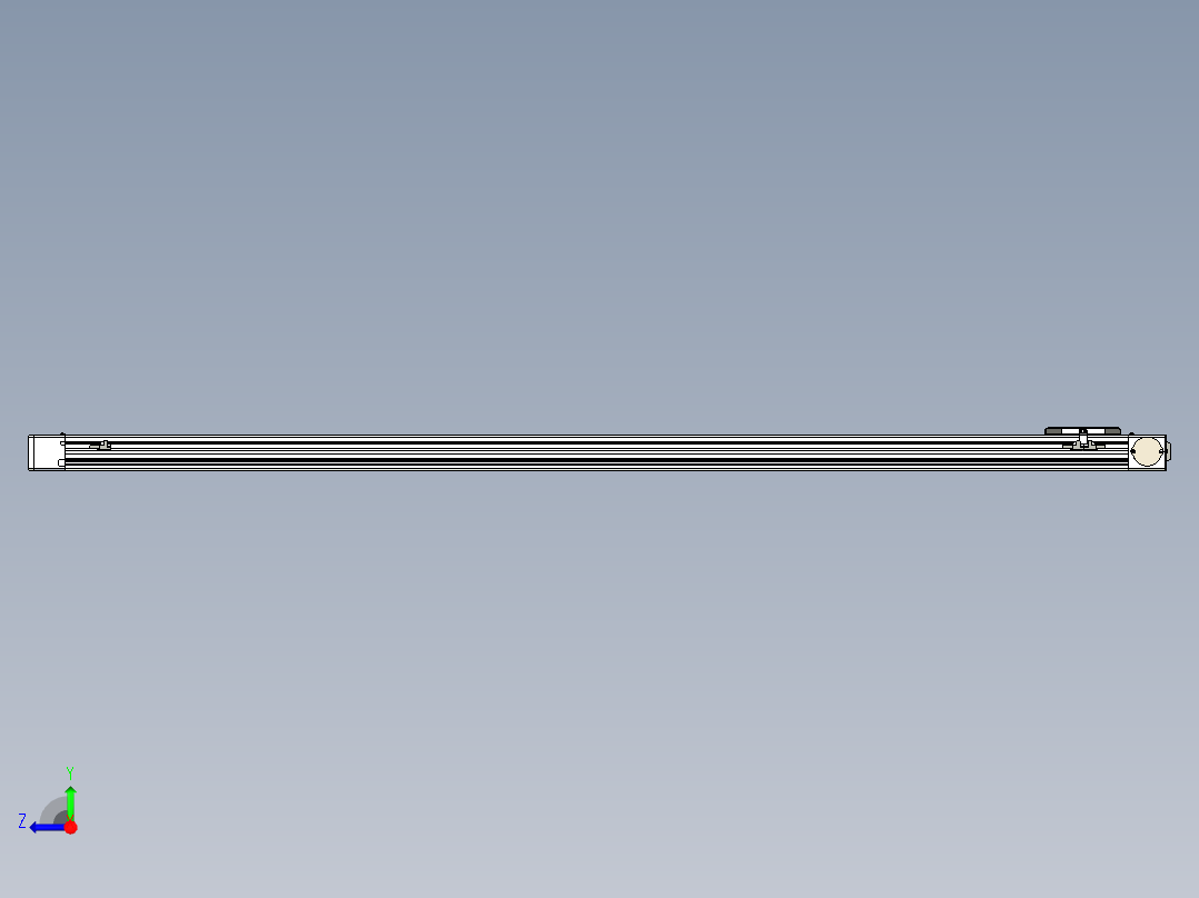 同步带滑台-欧规BC6-L120-S1800-L-P40-D3右视图