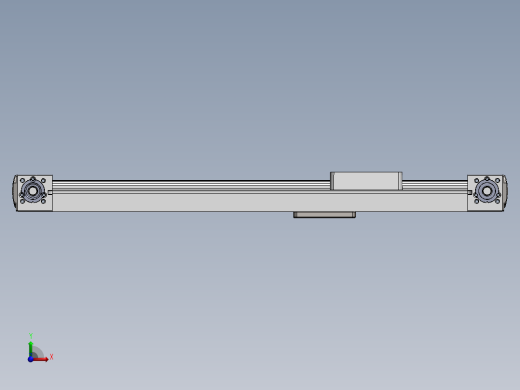 LH4572模组3D滑轨三维SW前视缩略图
