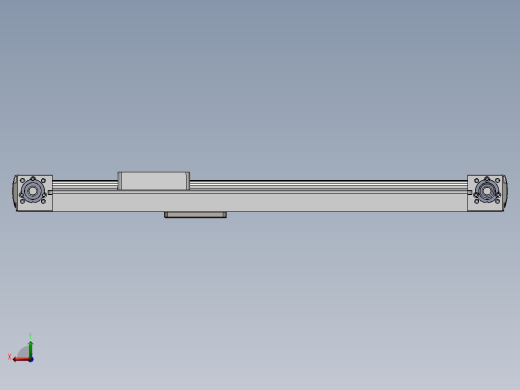 LH4572模组3D滑轨三维SW后视缩略图