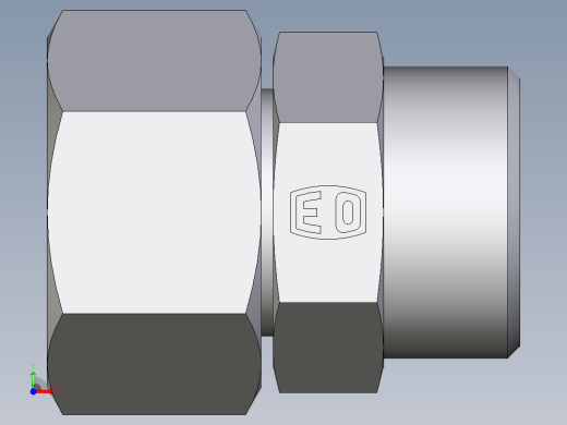 卡套式工业通用硬管接头EO_Distance_piece_adapter_DA22LOMDCF前视缩略图