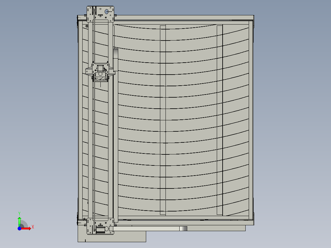 数控等离子切割机前视图