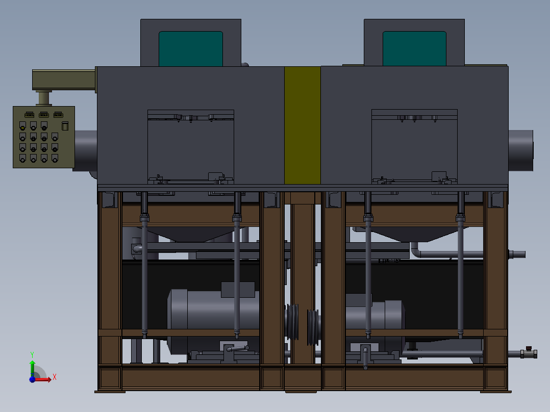 重型旋压排水机前视图