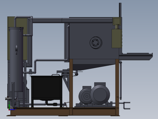 重型旋压排水机左视缩略图