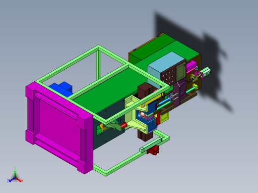 可稳定夹持的气弹簧充气机