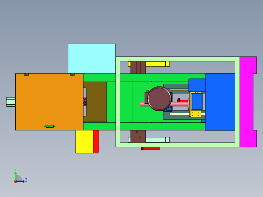 可稳定夹持的气弹簧充气机左视缩略图