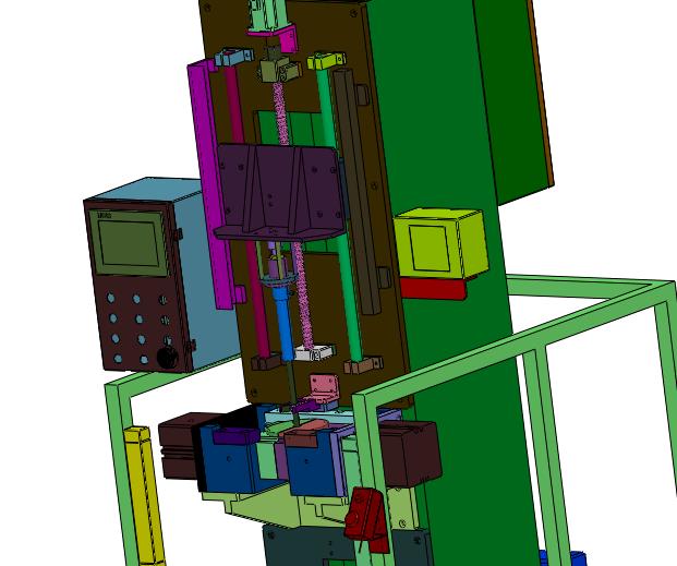 可稳定夹持的气弹簧充气机