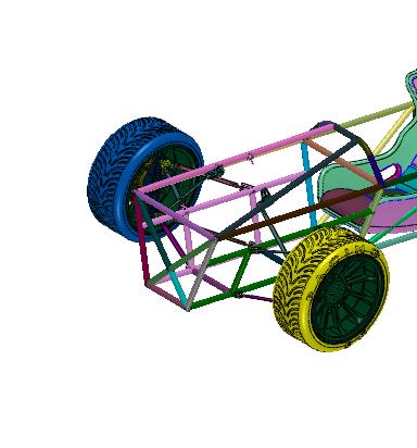 单人地形车框架