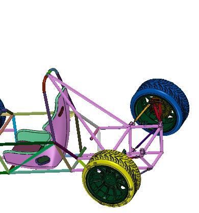 单人地形车框架