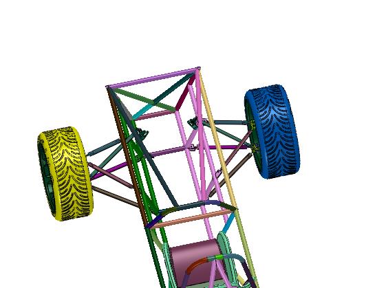 单人地形车框架