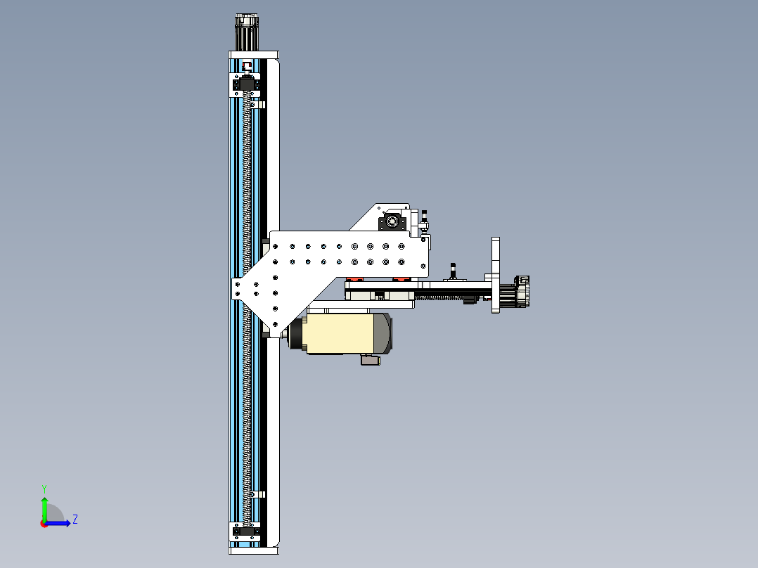 CNC 加工中心7左视图