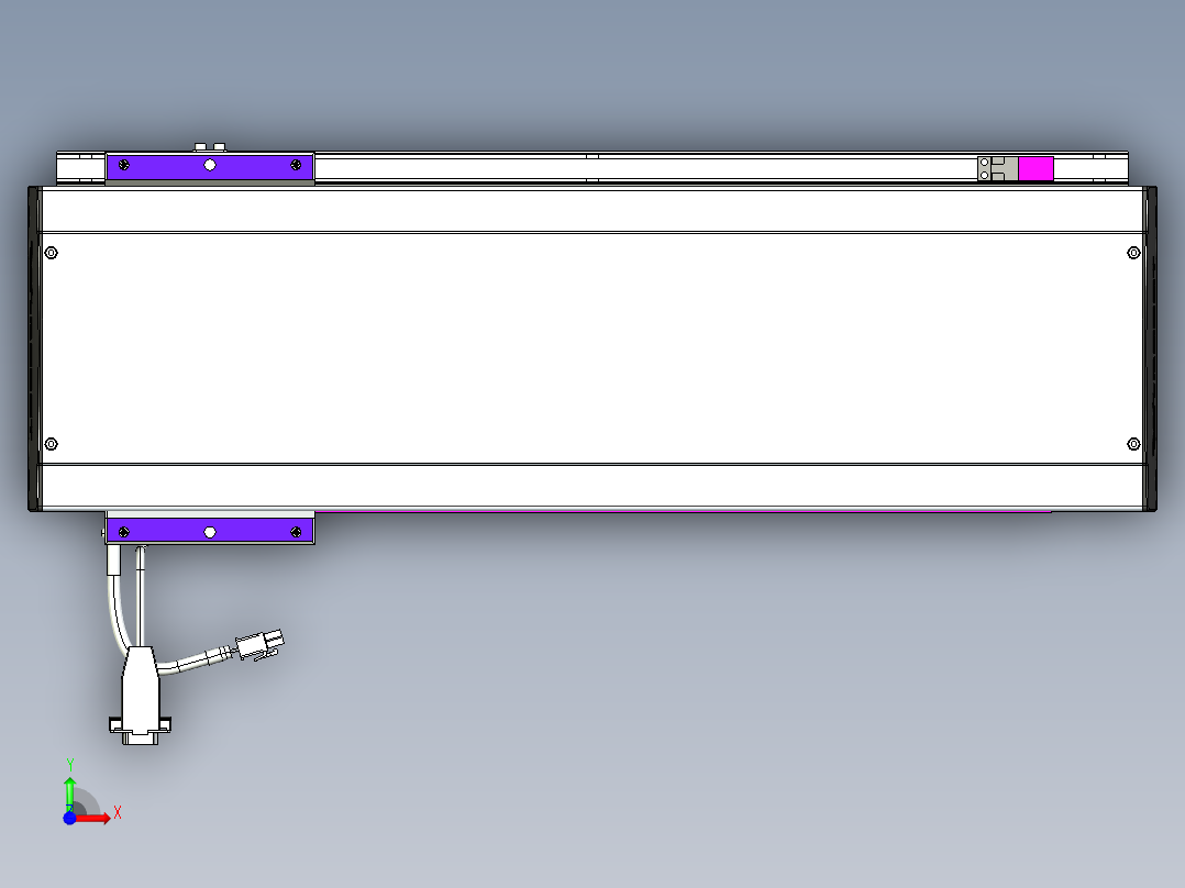 威洛博VL系列3d模型模组VL17E1Y-S400前视图
