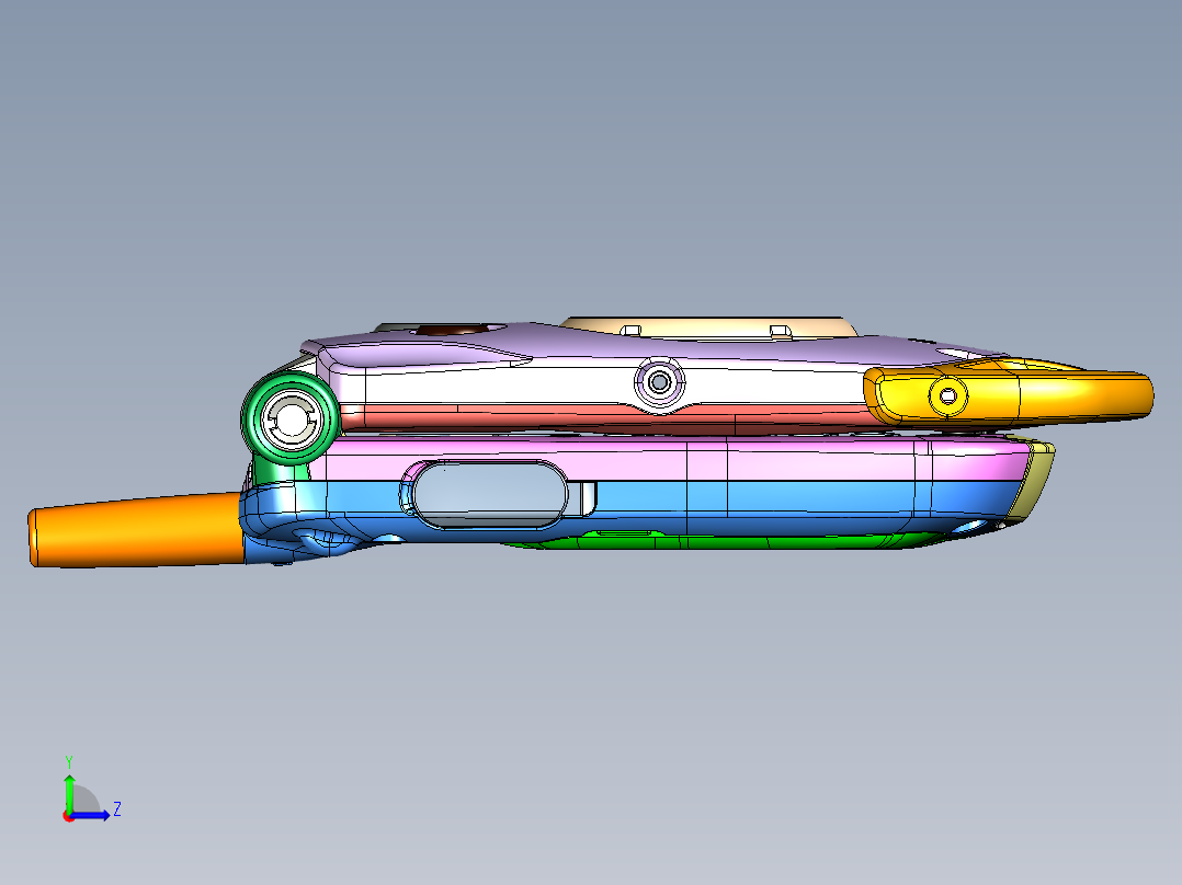 卡西欧手机左视图