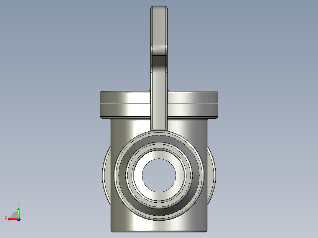 带20x2软管出口的滴灌水龙头3_4后视图
