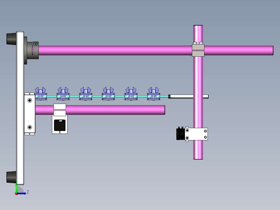 通用视觉测试平台左视图