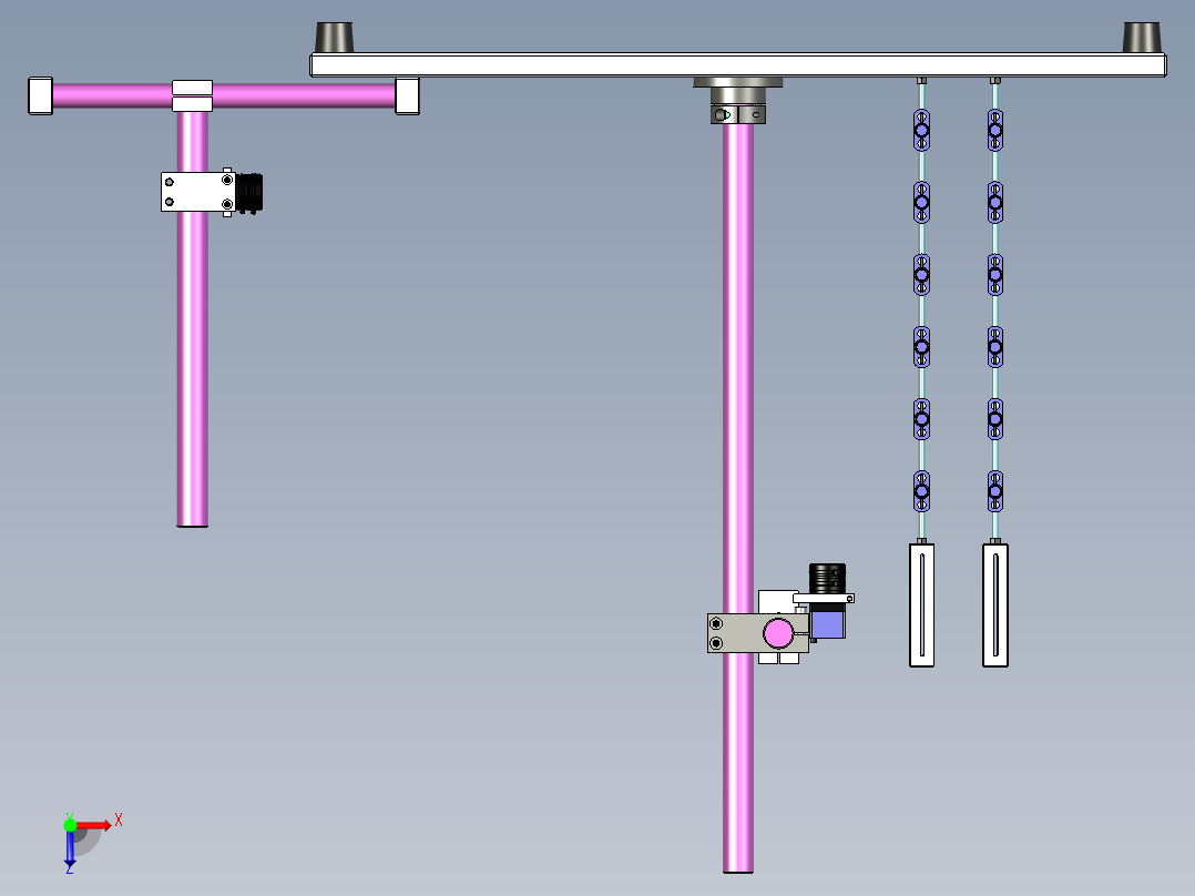 通用视觉测试平台俯视图