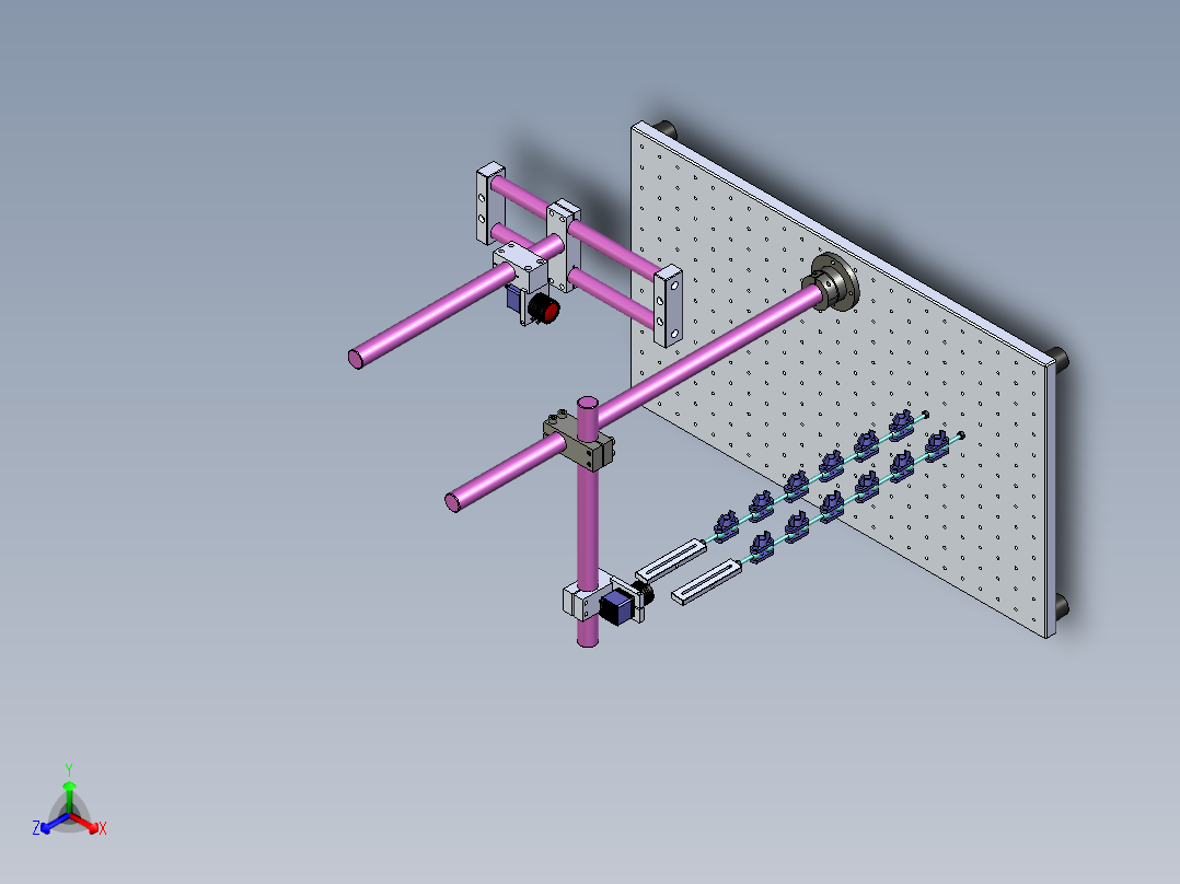 通用视觉测试平台正等轴测图
