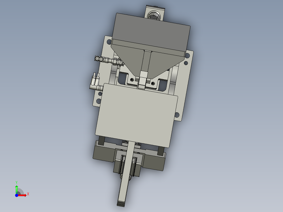B3003557-制造用杠杆  制造用枢轴装置前视图