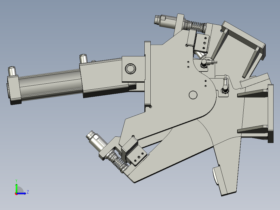 B3003557-制造用杠杆  制造用枢轴装置左视图