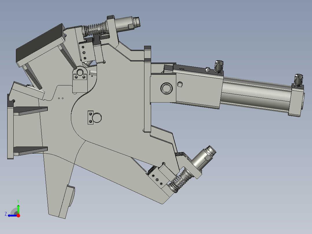 B3003557-制造用杠杆  制造用枢轴装置右视图