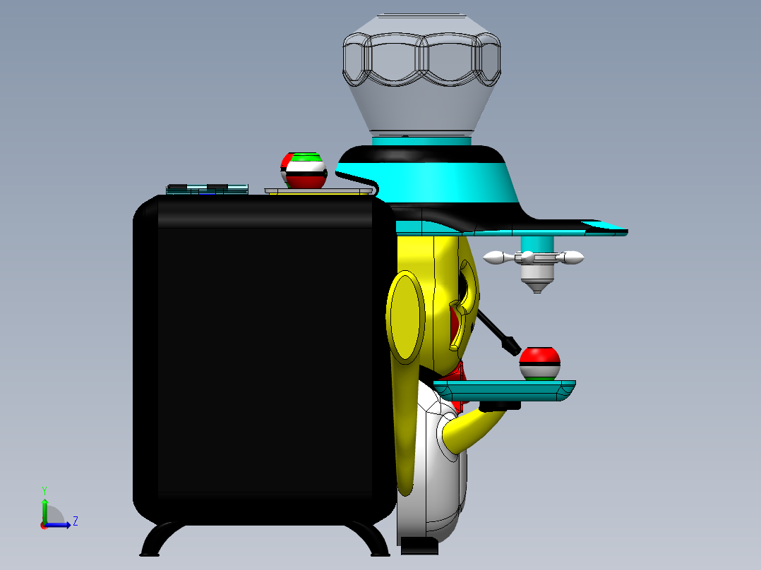 咖啡机(18)左视图