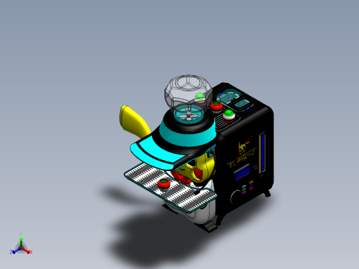 咖啡机(18)正等轴测缩略图
