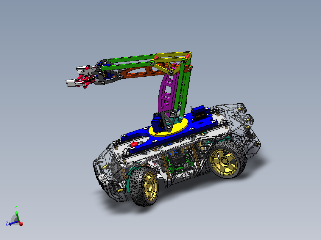 AGV小车、AGV(209)主视图