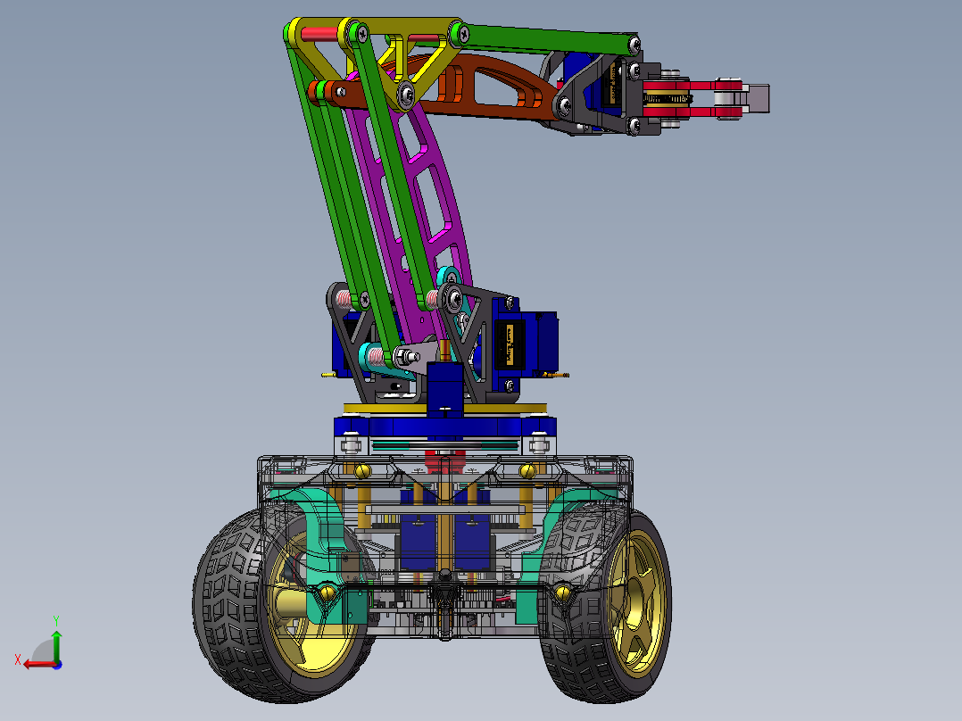 AGV小车、AGV(209)后视图