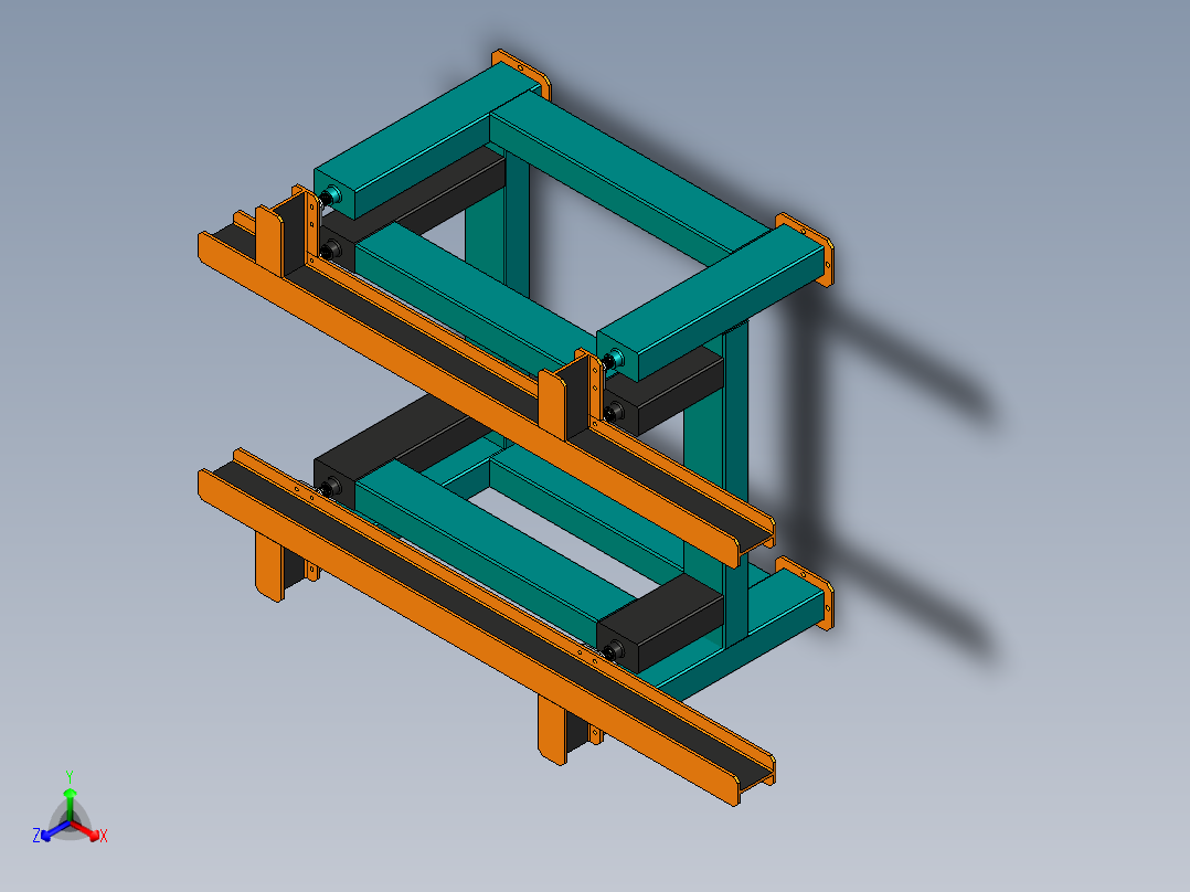 电焊工工作台3D数模图纸 SolidEdge设计 附STP