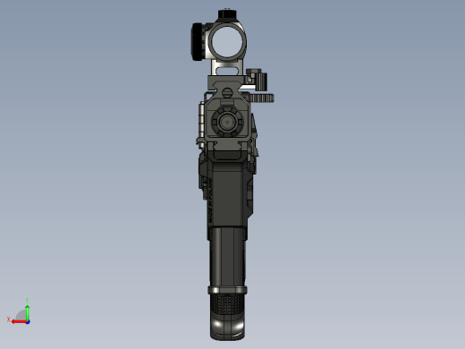 手枪左轮冲锋枪老式狙击步枪设计3D图纸veles-sg-9mm-pcc STP后视缩略图