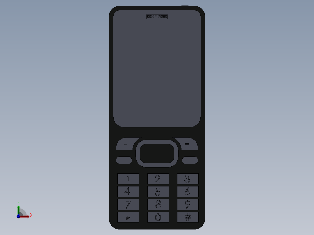 简单手机13前视图