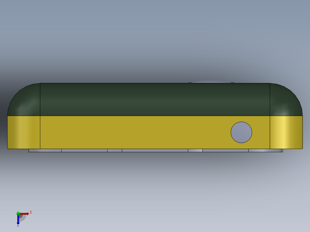 简单手机13俯视图