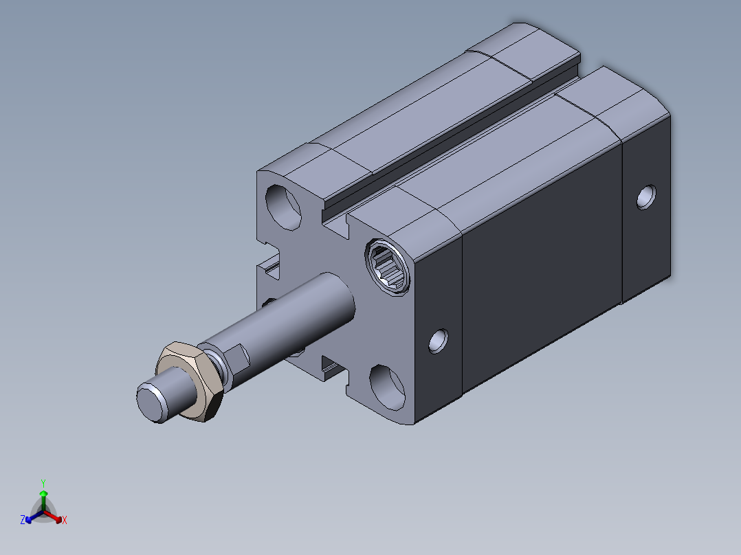 费斯托气缸536255_ADN-25-25-A-P-A_2_03正等轴测图