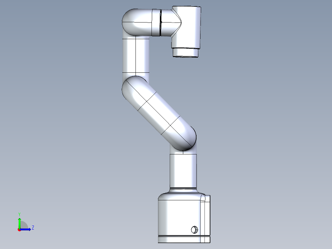 协作机械臂左视图