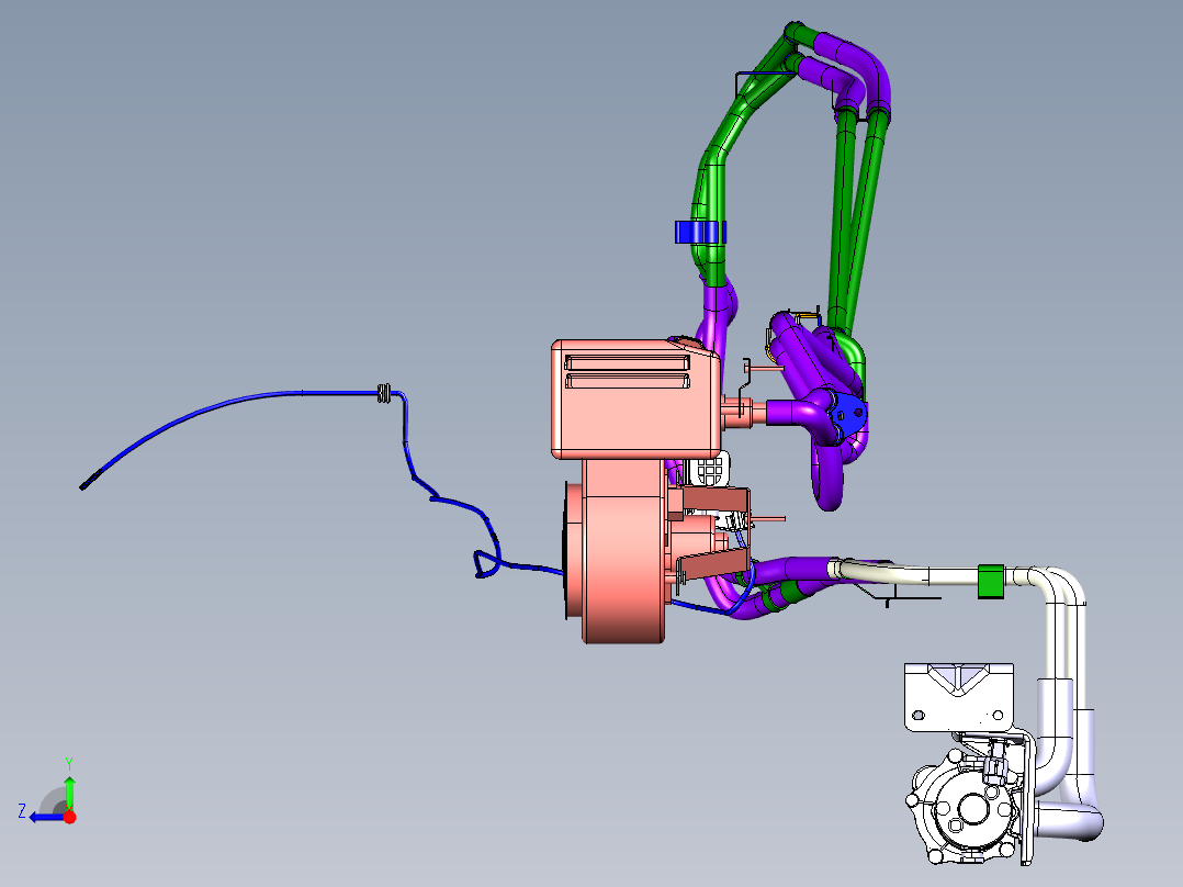 丰田考斯特 - 完整..zip右视图