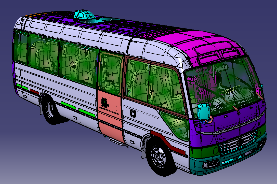 丰田考斯特 - 完整..zip