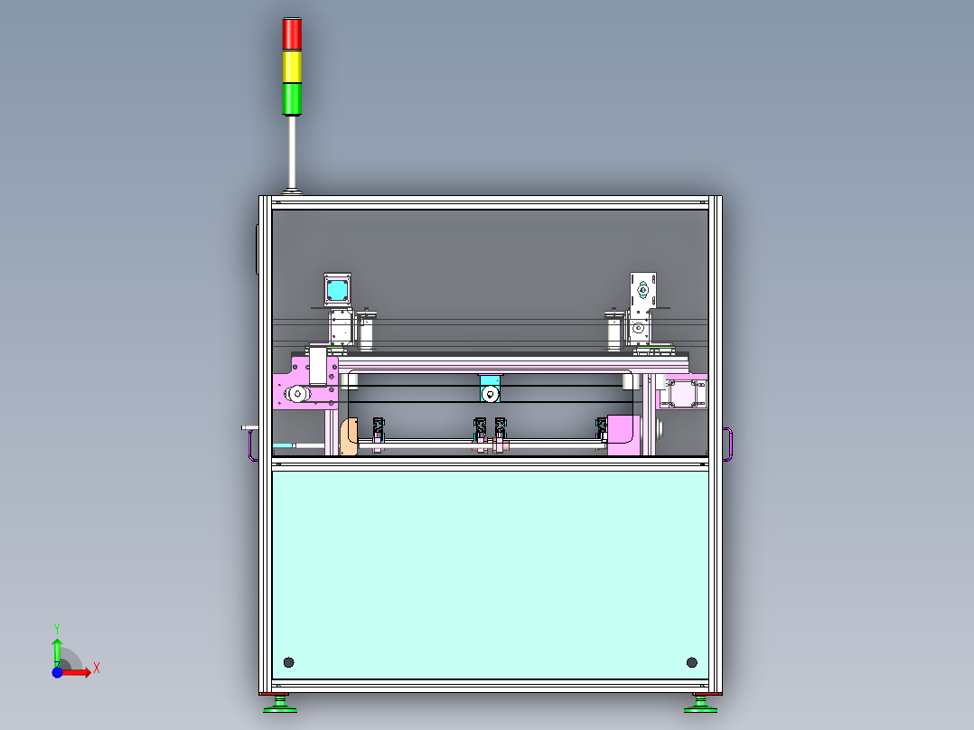 在线式SMT点胶机前视图