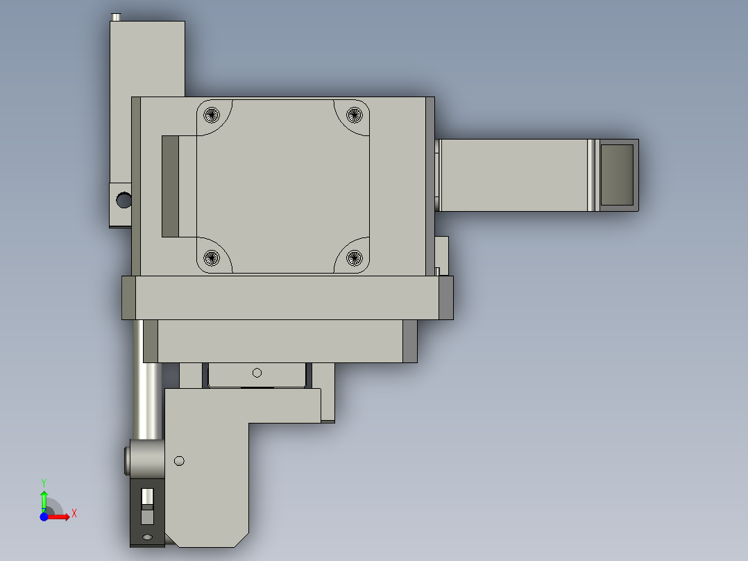 YWP200K4-02-04-00穿针组件前视图