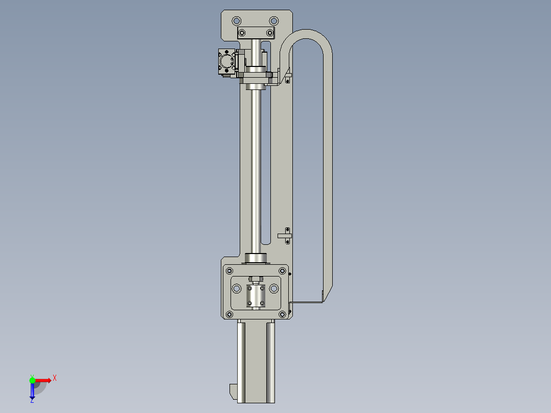 YWP200K4-02-04-00穿针组件俯视图
