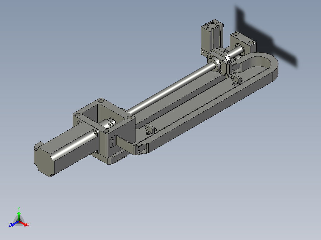 YWP200K4-02-04-00穿针组件正等轴测图