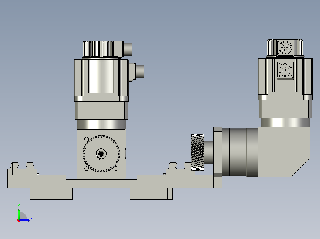 横向移动机构左视图