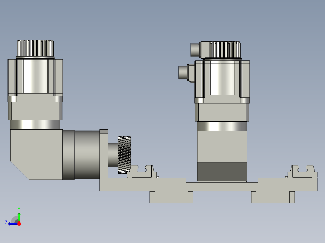 横向移动机构右视图