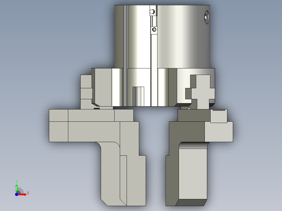 夹爪机构前视图