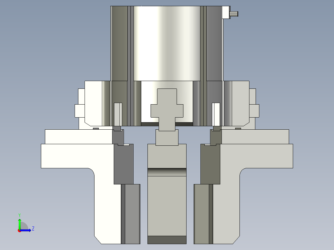 夹爪机构左视图