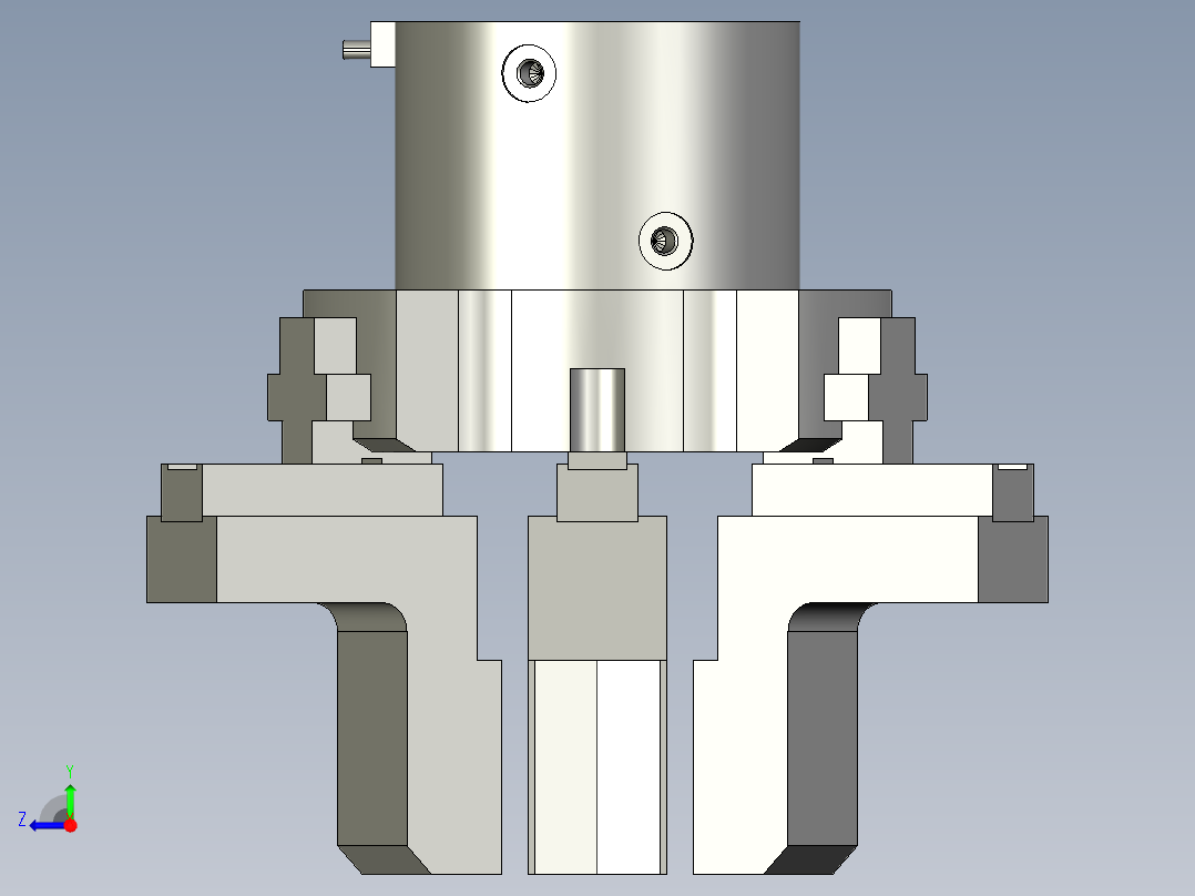 夹爪机构右视图