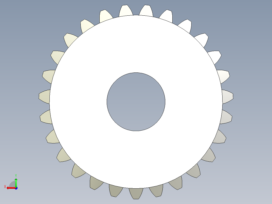 A0004044-27齿锥齿轮后视图