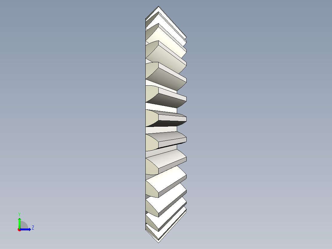 A0004044-27齿锥齿轮左视图